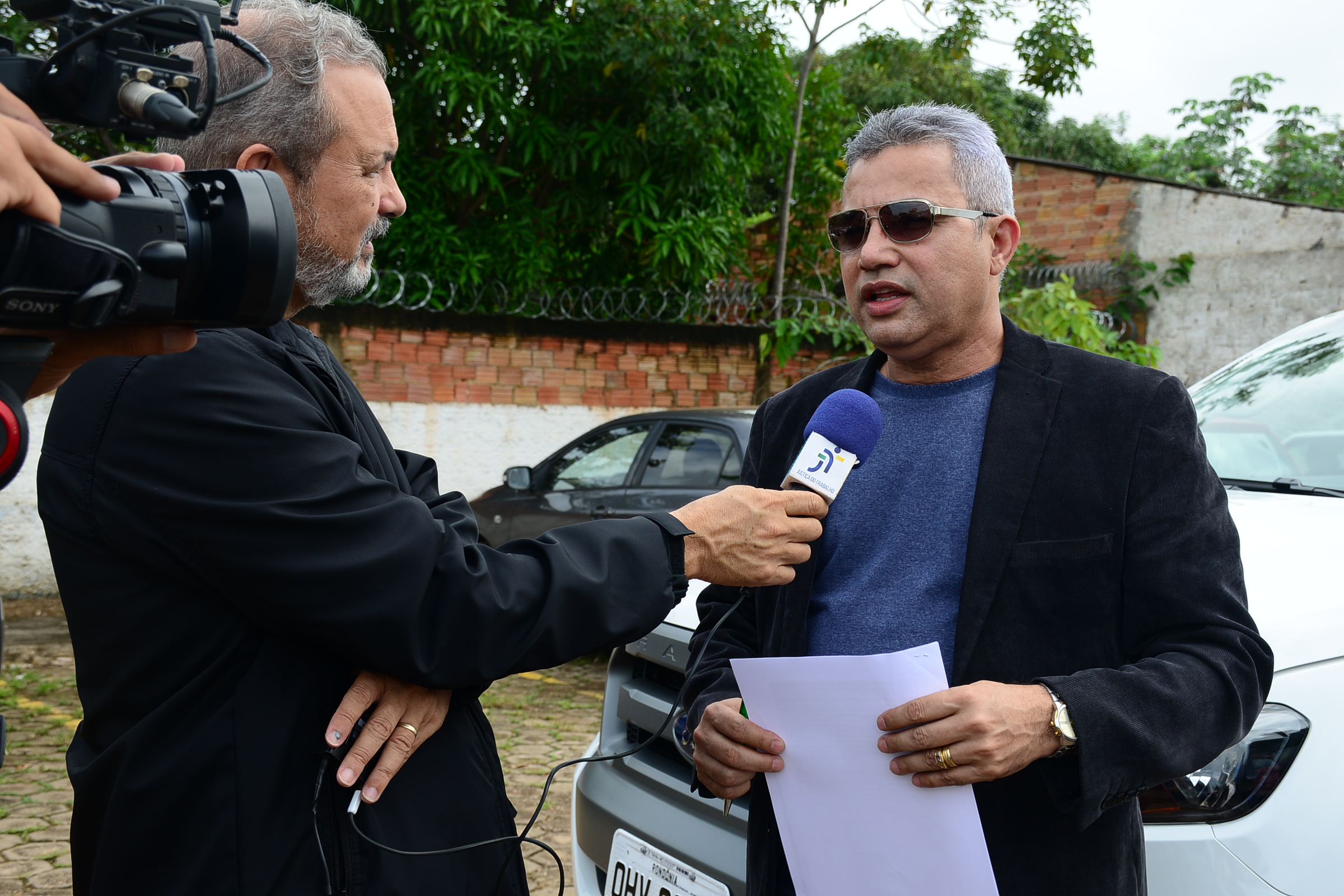 Gerente do Cerest - José Maria Rocha fala à imprensa