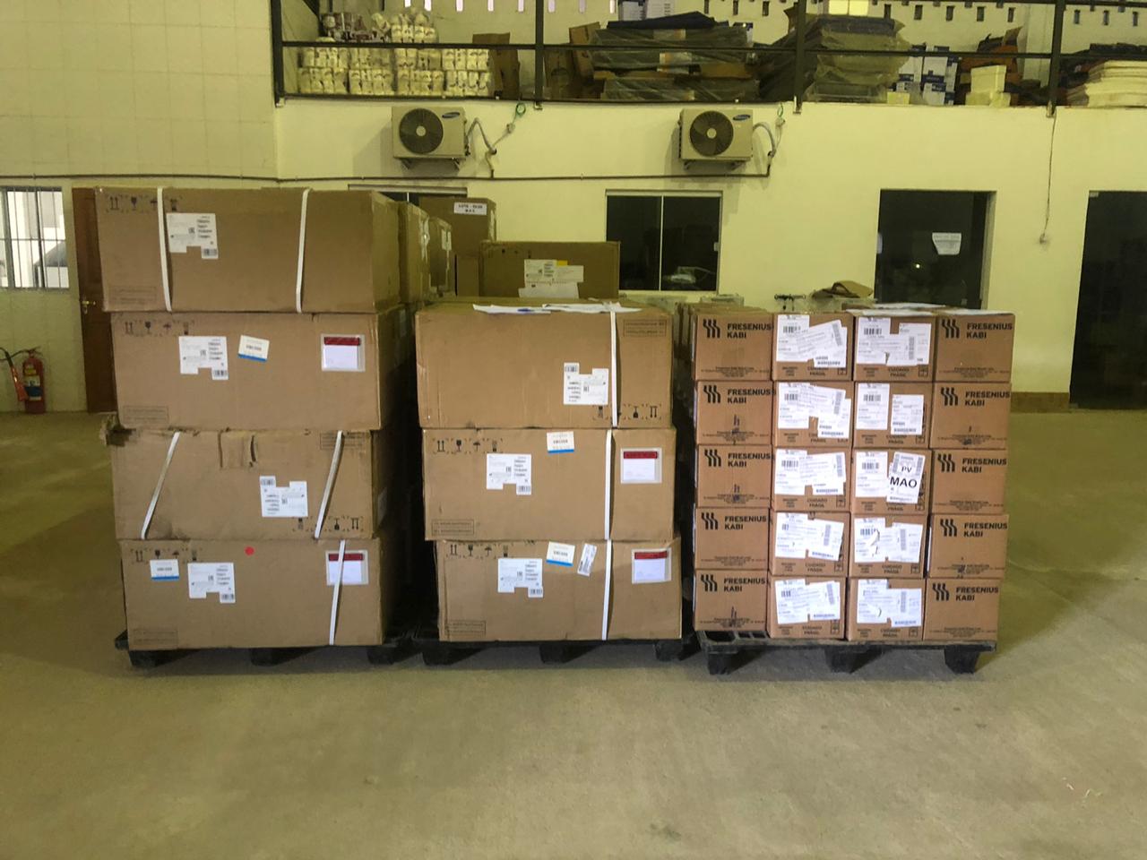 Novos respiradores são entregues em Porto Velho para fortalecer o combate à Covid-19