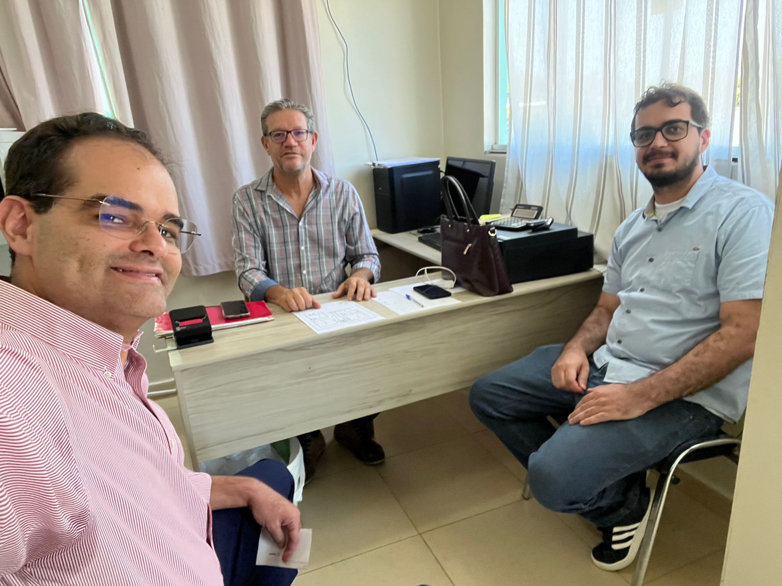 Visita do juiz ao Lar do Idoso em Jaru