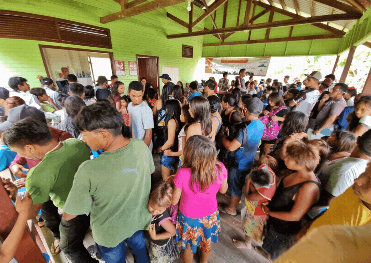 Ação social do Projeto Cidadão em Feijó (AC)