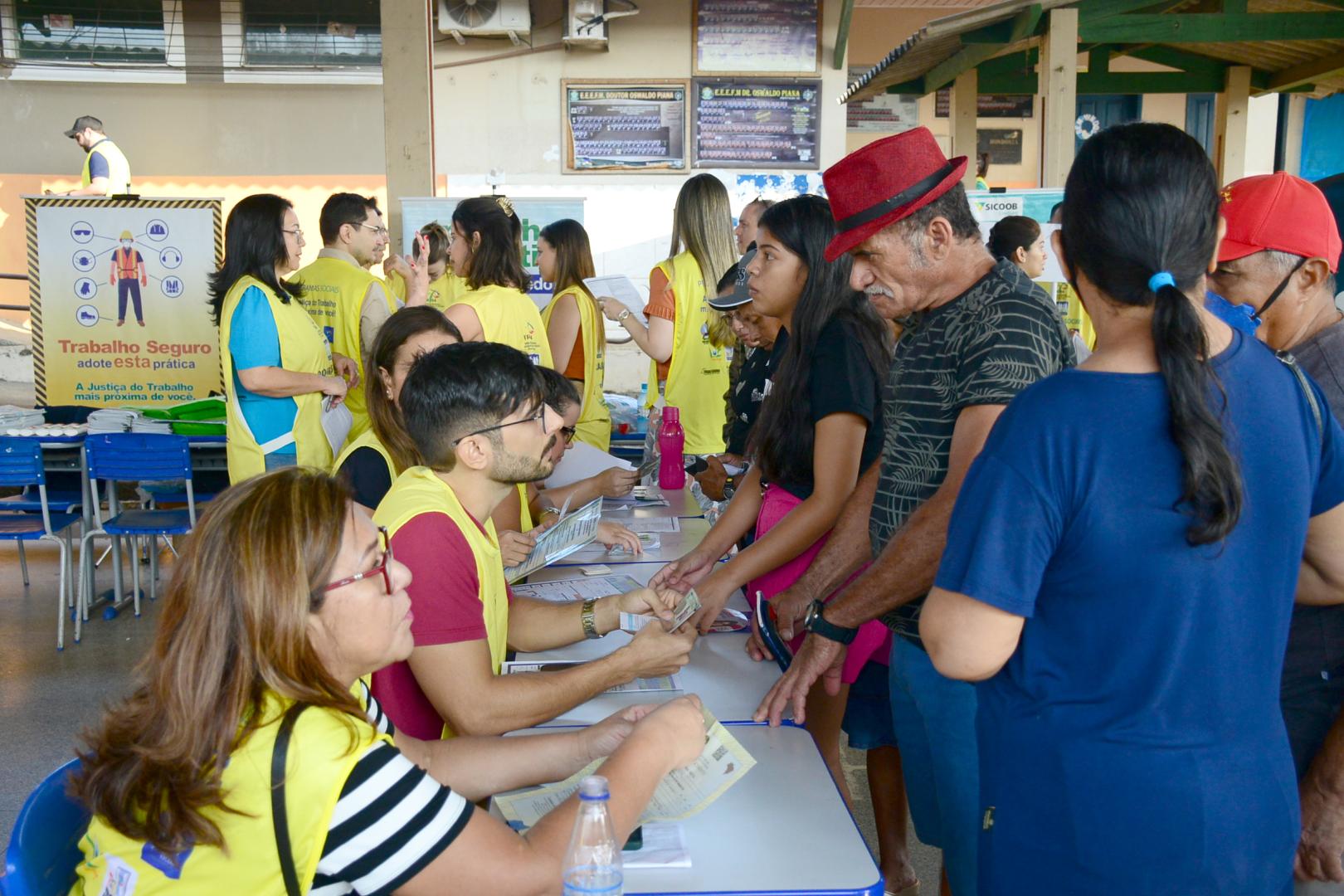 TRT Comunidade: mais de 1.700 atendimentos foram feitos durante o mutirão da cidadania