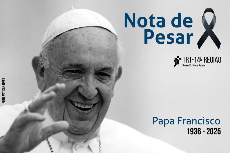 Nota de Pesar - Papa Francisco