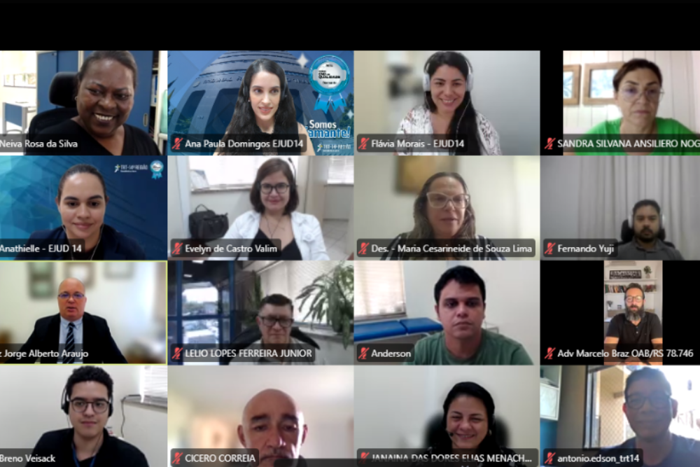 Ejud-14 promove capacitação sobre análise de processos com Inteligência Artificial