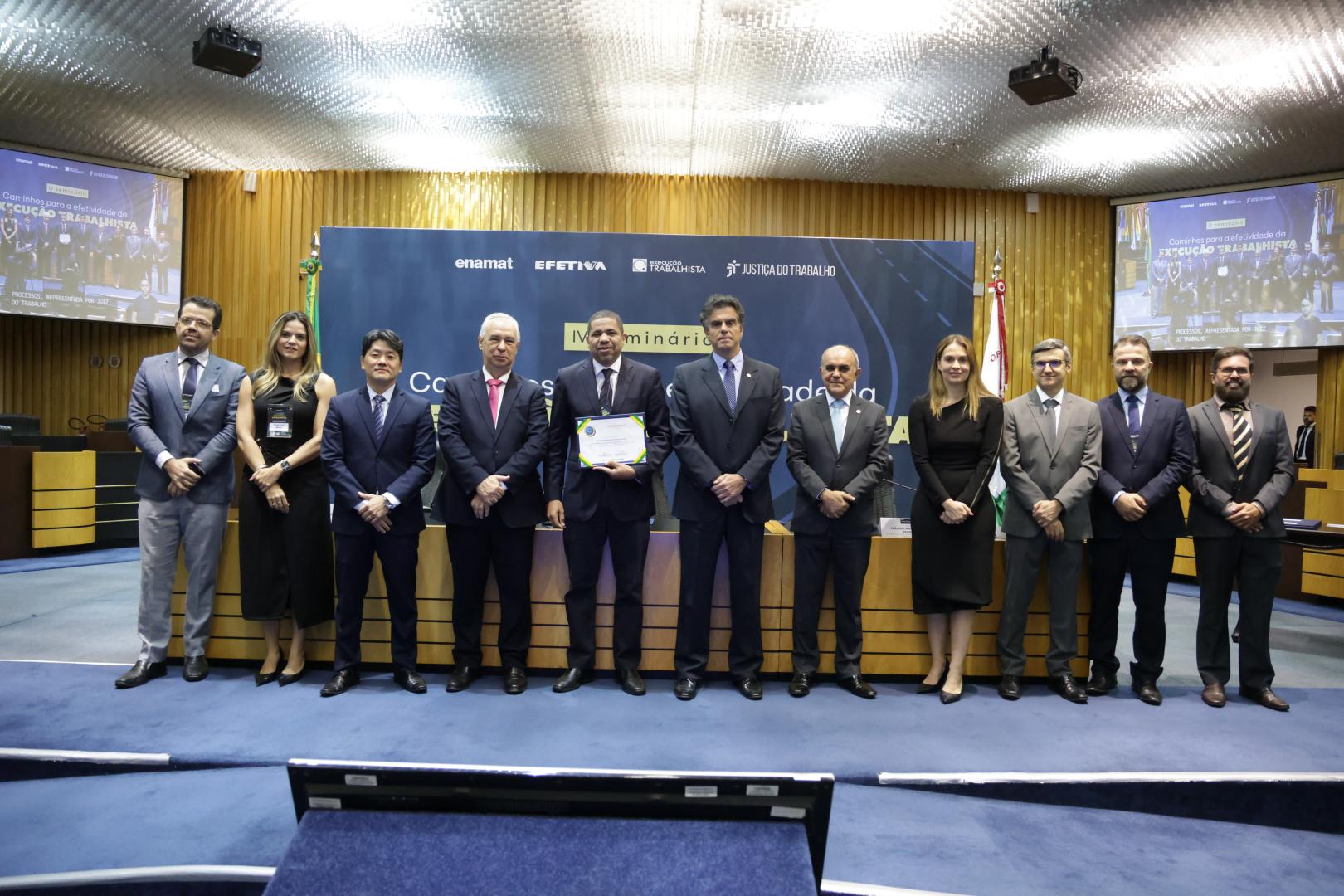Varas do Trabalho do TRT-14 recebem Prêmio Efetividade da Execução Trabalhista 2025