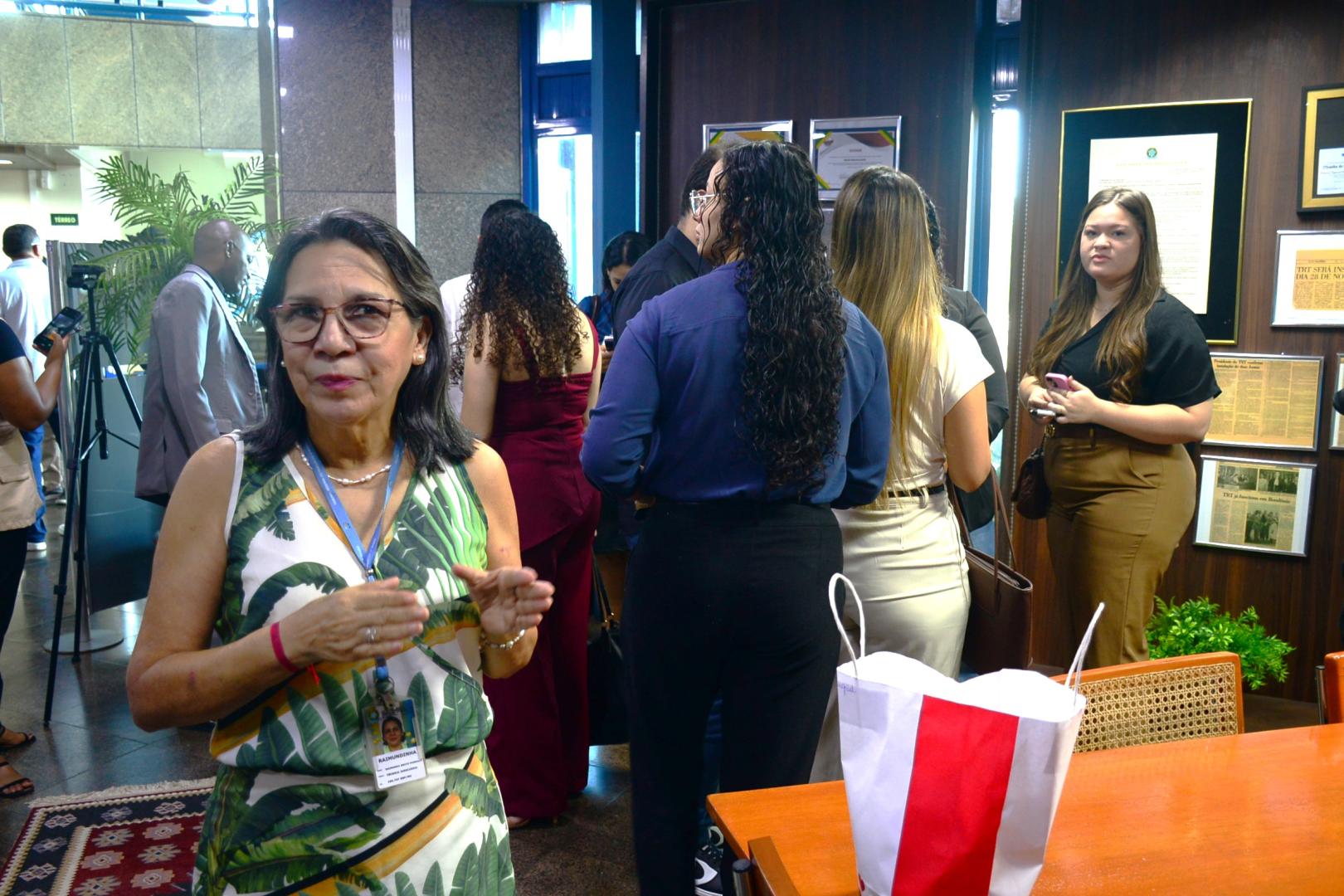 Acadêmicos de Direito em visita institucional ao TRT-14