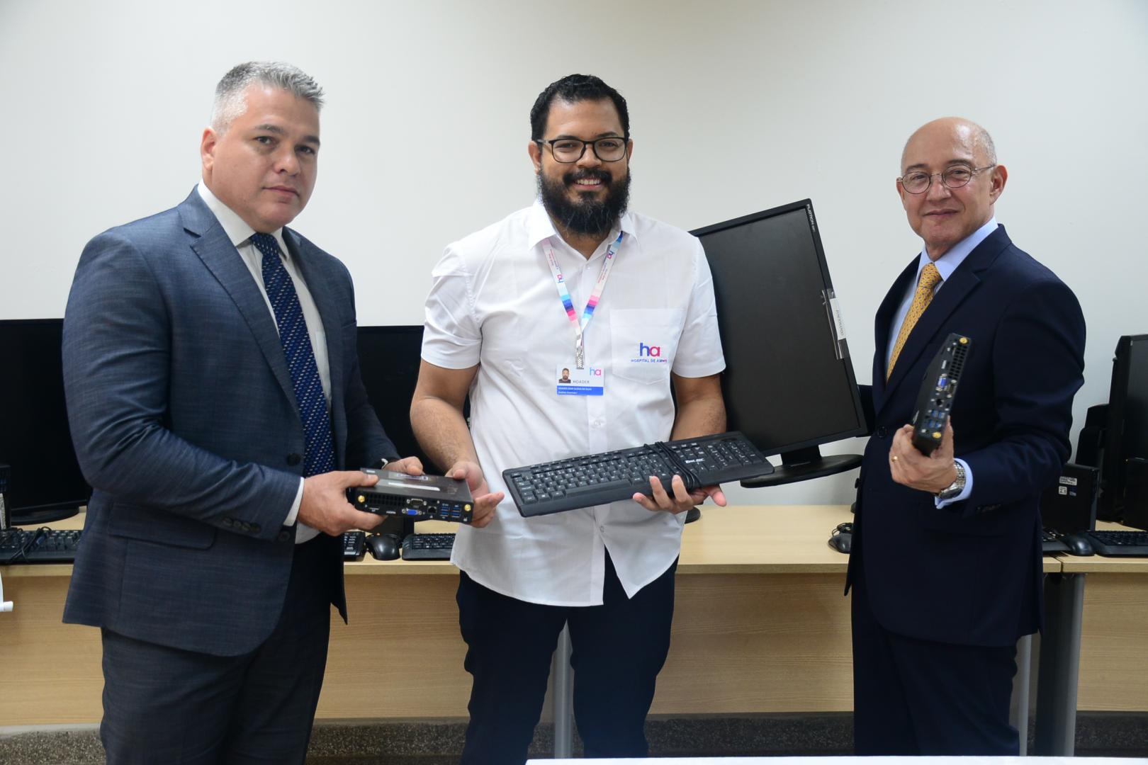 TRT-14 doa equipamentos de informática ao Hospital de Amor da Amazônia