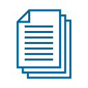 icone de varias paginas sobrepostas