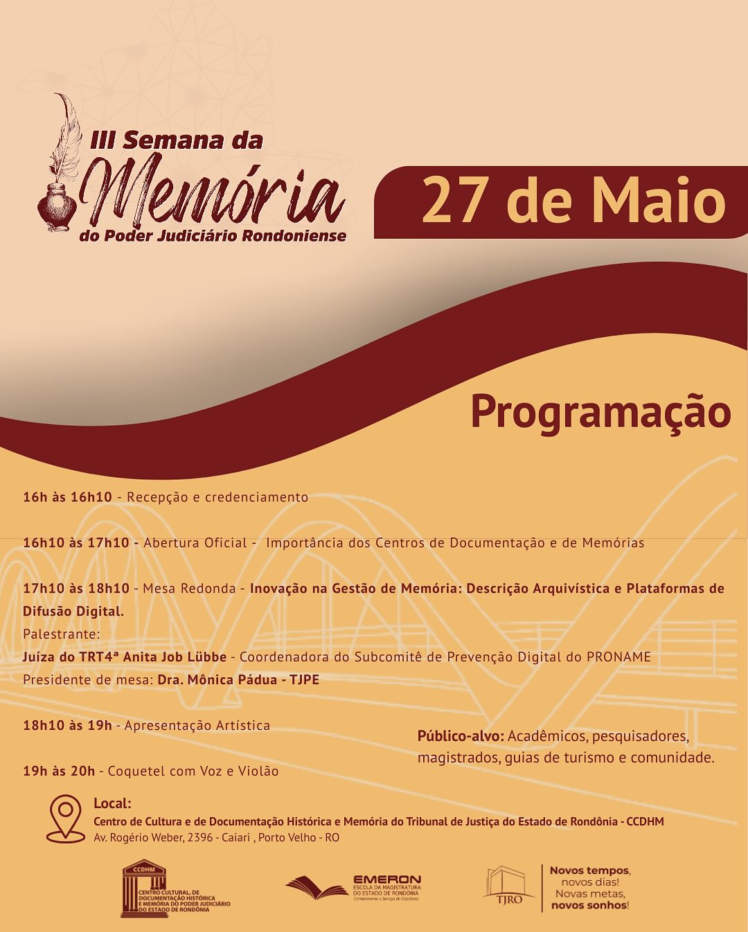 programação dia 27