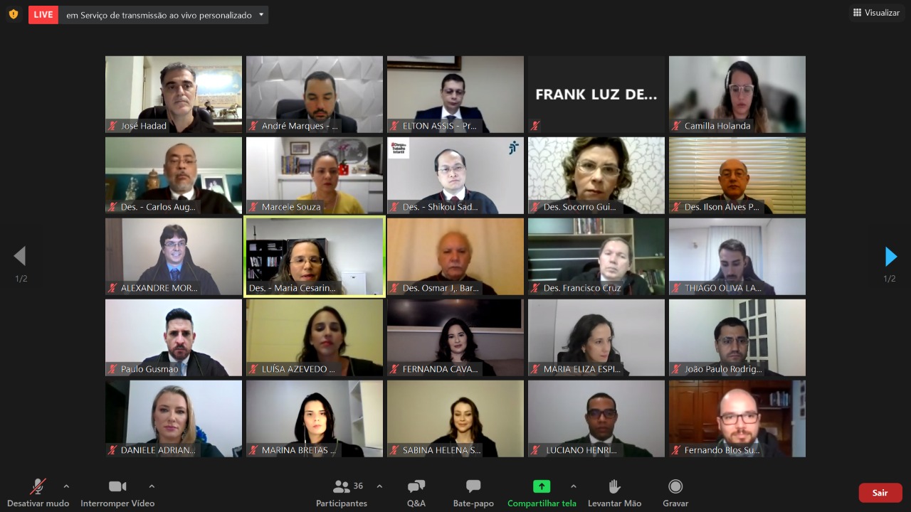 Solenidade de Posse Telepresencial